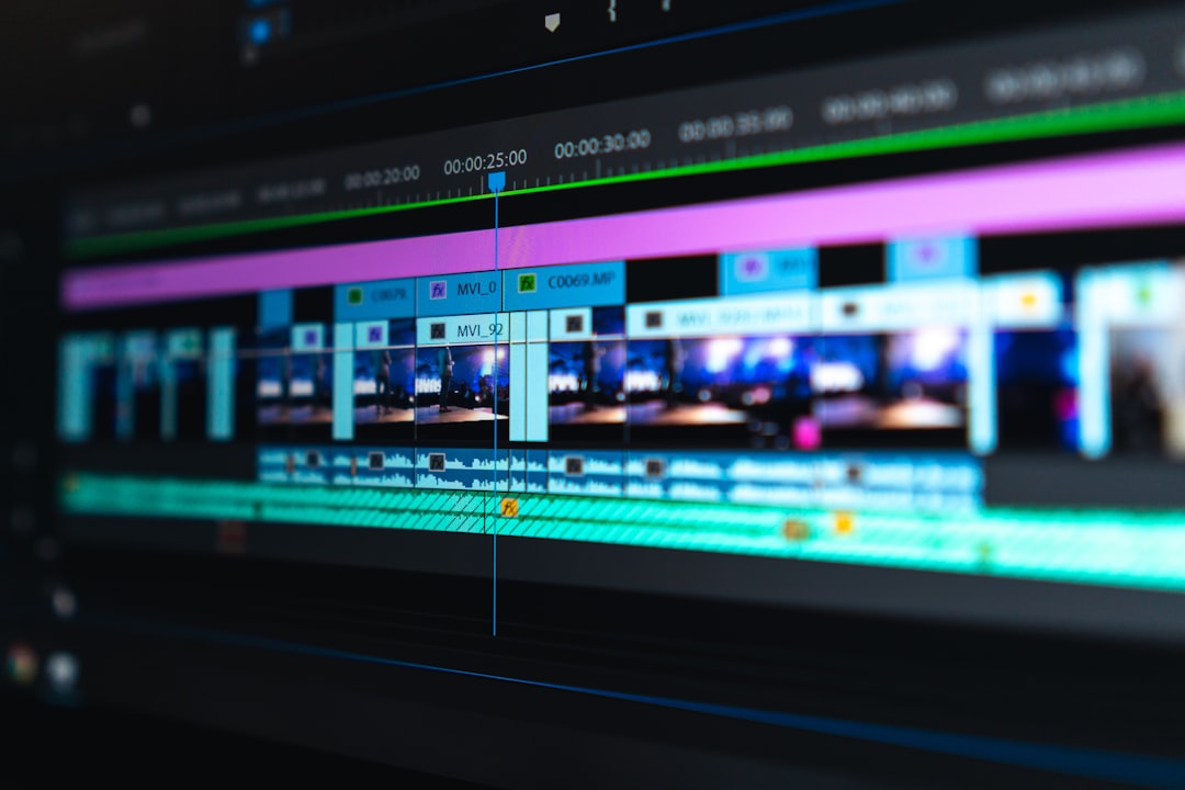 Editing timeline with video layers